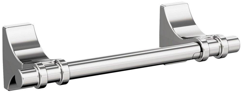 Pivoting Double Post Toilet Paper Holder in Chrome 