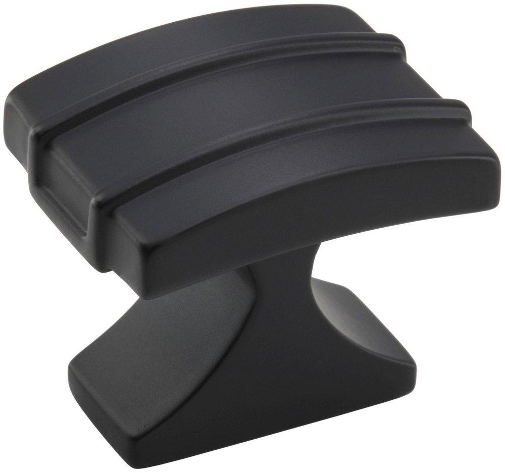 DAVENPORT 1-1/4 IN 32 MM LENGTH MATTE BLACK CABINET KNOB 