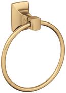 Round Closed Towel Ring in Champagne Bronze