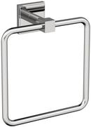 Square Closed Towel Ring in Chrome