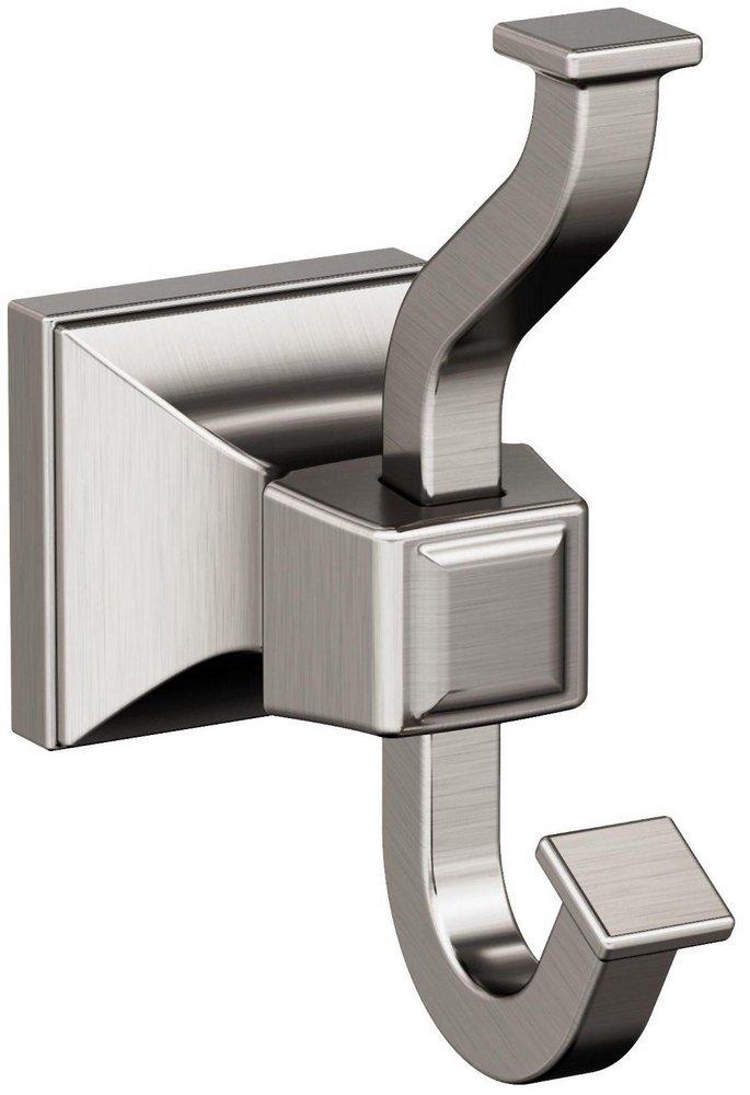 MULHOLLAND BRUSHED NICKEL TRADITIONAL SINGLE ROBE HOOK 