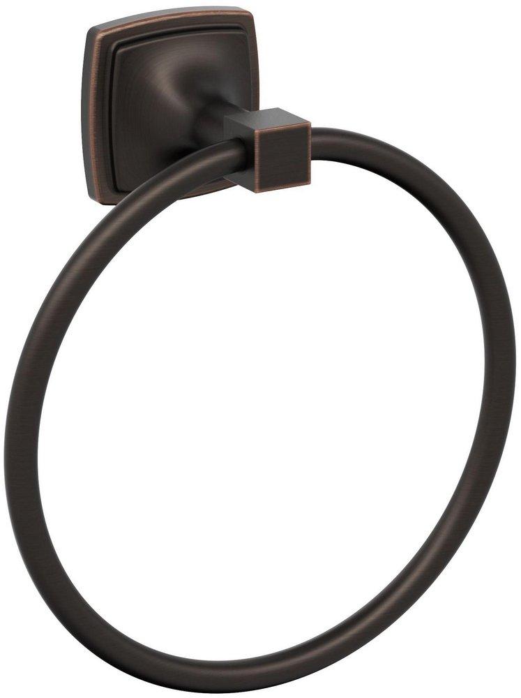 STATURE OIL RUBBED BRONZE TRANSITIONAL 7-9/16 IN 192 MM LENGTH TOWEL RING 