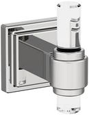 Single Robe Hook in Clear/Chrome