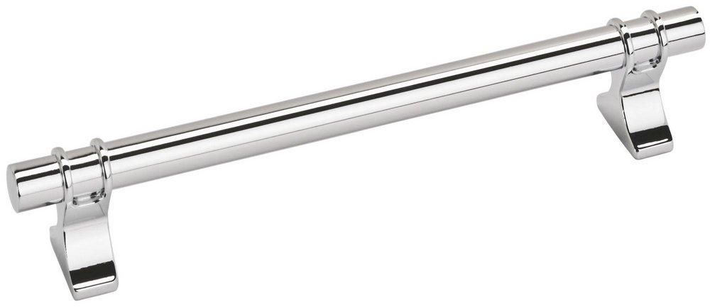 DAVENPORT 6-5/16 IN 160 MM CENTER-TO-CENTER POLISHED CHROME CABINET PULL 