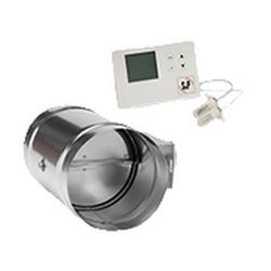 5 in. Fresh Air Motorized Damper with 24V Temperature & Humidity Control Kit