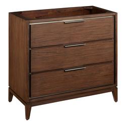 36 in. Floor Mount Vanity in Carob Brown