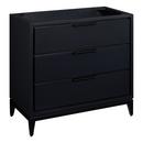 *CVR* 36 MAHOGANY VANITY WITH RECT UNDERMOUNT SINK MIDNIGHT NAVY BLUE ABSOLUTE BLACK WIDESPREAD 