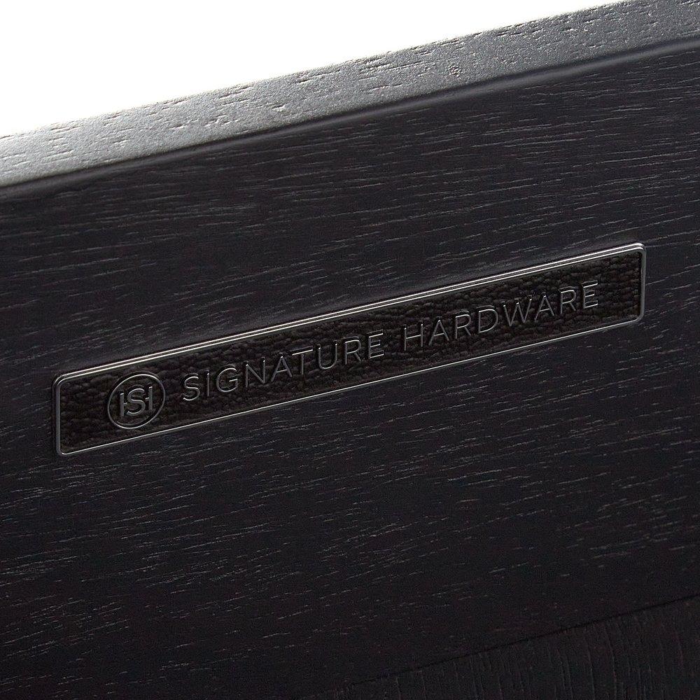 *CVR* 36 MAHOGANY VANITY WITH RECT UNDERMOUNT SINK MIDNIGHT NAVY BLUE ABSOLUTE BLACK WIDESPREAD 