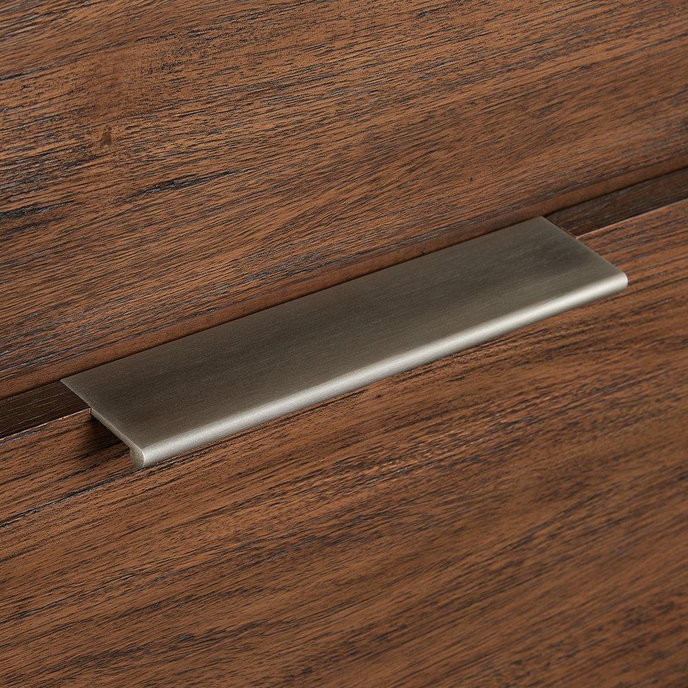 *CVR* 36 MAHOGANY VANITY WITH RECTANGULAR UNDERMOUNT SINK CAROB BROWN ARCTIC WHITE SINGLE HOLE 