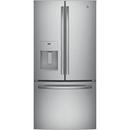 GE&reg; Fingerprint Resistant Stainless 17.5 cu. ft. Counter Depth and French Door Refrigerator 