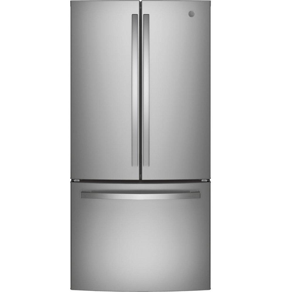 GE&reg; Fingerprint Resistant Stainless Steel 32-3/4 in. 24.7 cu. ft. French Door Refrigerator 