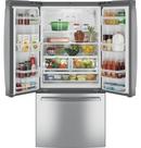 GE&reg; Fingerprint Resistant Stainless Steel 32-3/4 in. 24.7 cu. ft. French Door Refrigerator 