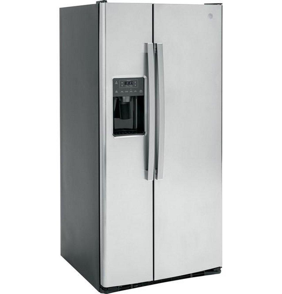 GE® Fingerprint Resistant Stainless Steel 23.00 cu. ft. Side-By-Side Refrigerator 