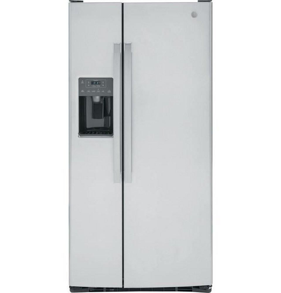 GE® Fingerprint Resistant Stainless Steel 23.00 cu. ft. Side-By-Side Refrigerator 