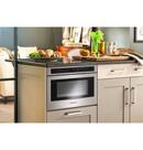 Monogram&reg; Stainless Steel 15-15/16 x 23-5/16 in. 1000W 15A 1.2 cu. ft. Built-In Microwave 