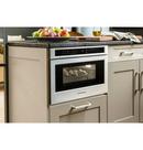 Monogram&reg; Stainless Steel 15-15/16 x 23-5/16 in. 1000W 15A 1.2 cu. ft. Built-In Microwave 