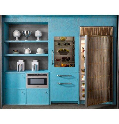 Monogram&reg; Stainless Steel 15-15/16 x 23-5/16 in. 1000W 15A 1.2 cu. ft. Built-In Microwave 