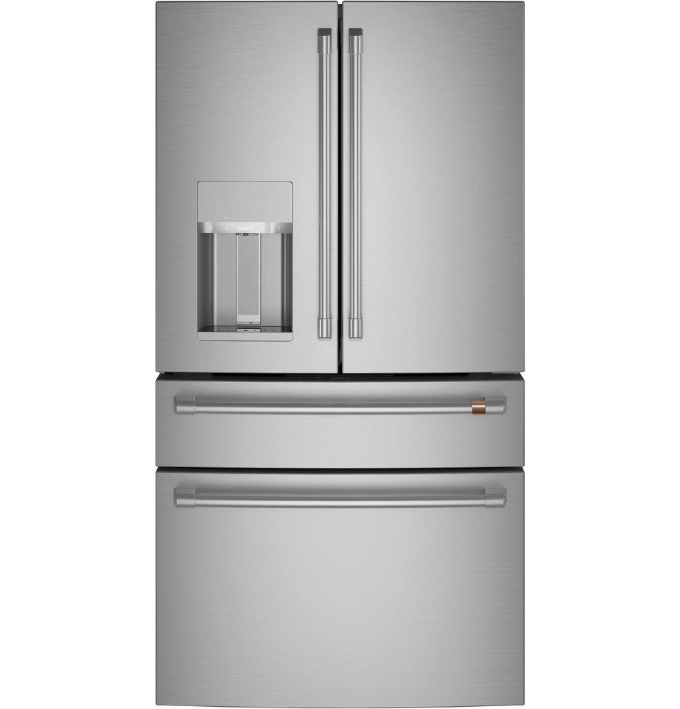 GE&reg; 22.30 cu. ft. Counter Depth and French Door Refrigerator 