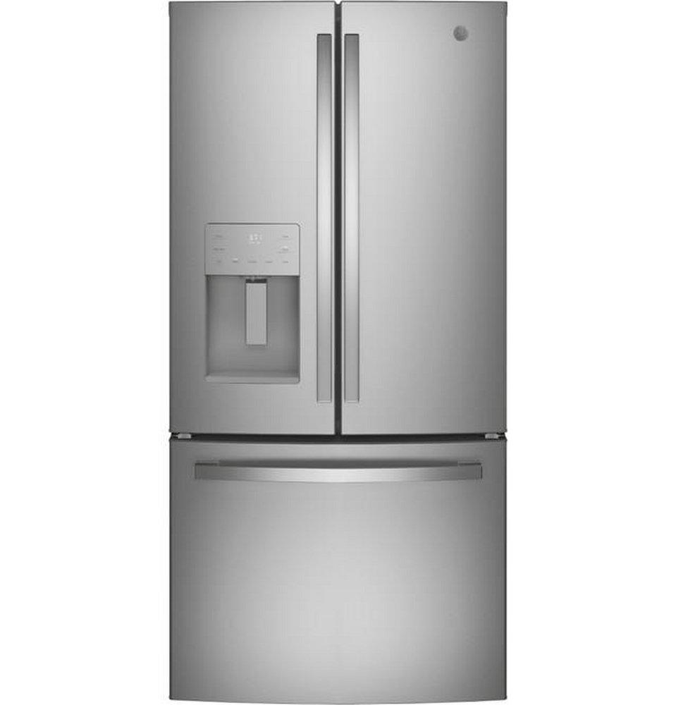 GE&reg; Fingerprint Resistant Stainless Steel 23.60 cu. ft. French Door Refrigerator 