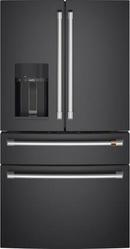 Cafe&trade; Matte Black 22.3 cu. ft. French Door Refrigerator 