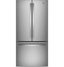 GE® Fingerprint Resistant Stainless Steel 18.60 cu. ft. Counter Depth and French Door Refrigerator 