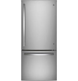 20.9 cu. ft. Bottom Mount Freezer Refrigerator in  Fingerprint Resistant Stainless Steel