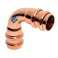 3/8 OD PRESS LR COP 90 Elbow