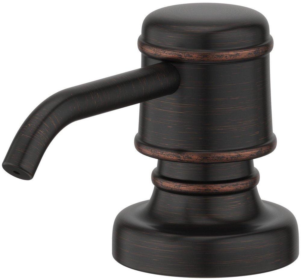 Pfister Tuscan Bronze 2-11/16 in. 16 oz. Kitchen Soap Dispenser 
