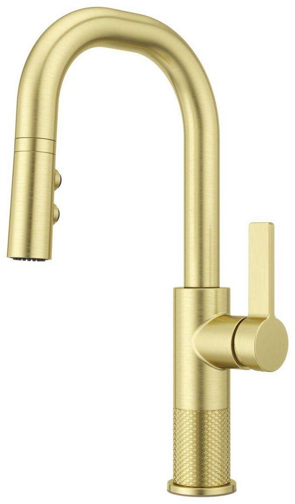 Pfister Brushed Gold Single Handle Lever Bar Faucet 