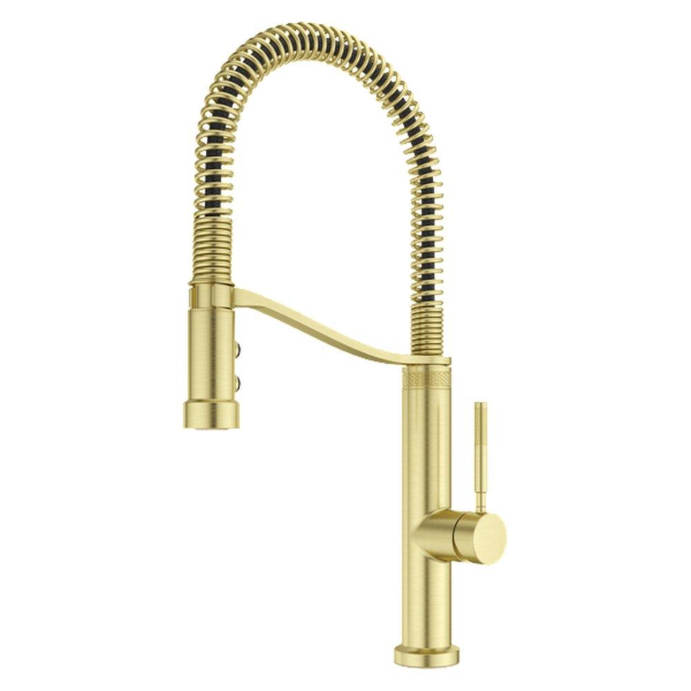 Pfister Brushed Gold Pull Down Kitchen Faucet 