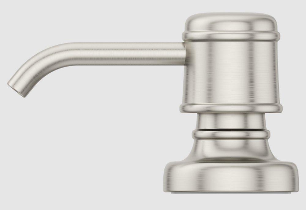 Pfister Stainless Steel 13-1/16 in. 16 oz. Kitchen Soap Dispenser 