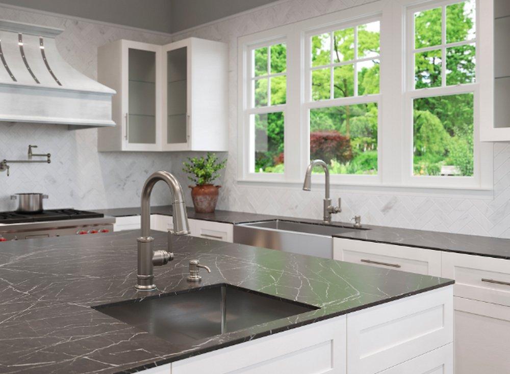 Pfister Stainless Steel 13-1/16 in. 16 oz. Kitchen Soap Dispenser 