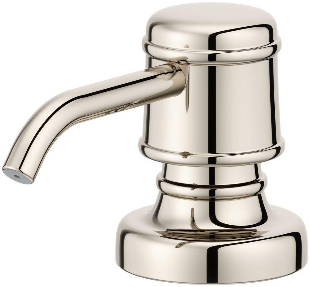 PORT HAVEN KITCHEN SOAP DISPENSER IN POLISHED NICKEL 