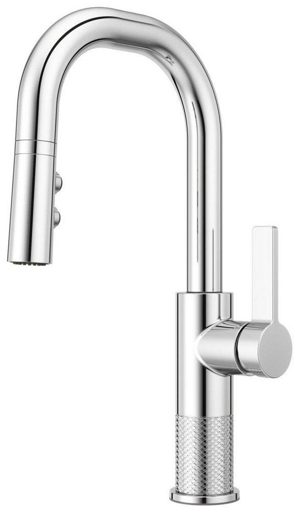 Single Handle Lever Bar Faucet in Polished Chrome 