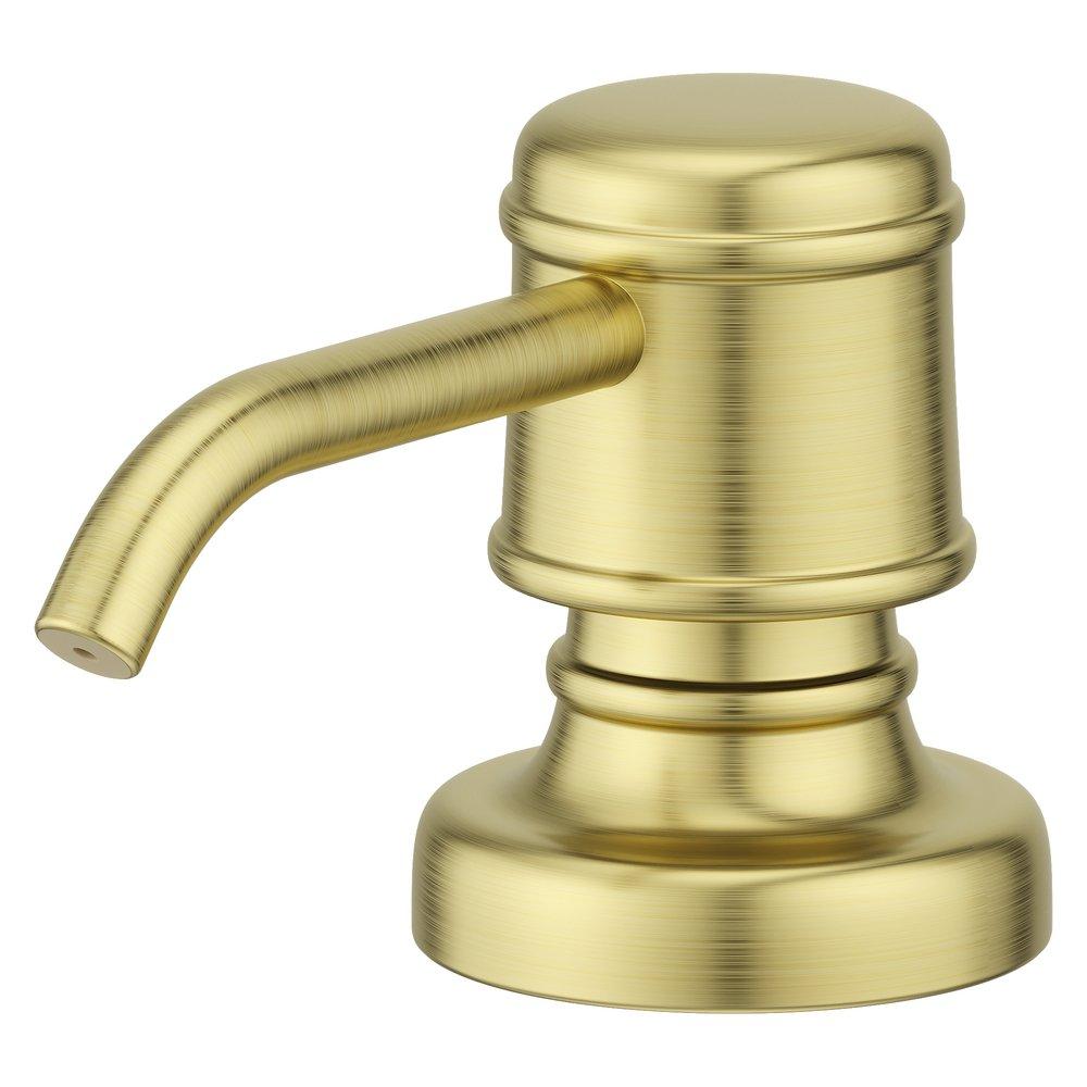 Pfister Brushed Gold 13-1/16 in. 16 oz. Kitchen Soap Dispenser 