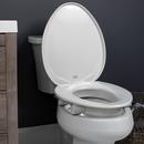 Bemis Independence White Elongated Closed Front with Cover Toilet 