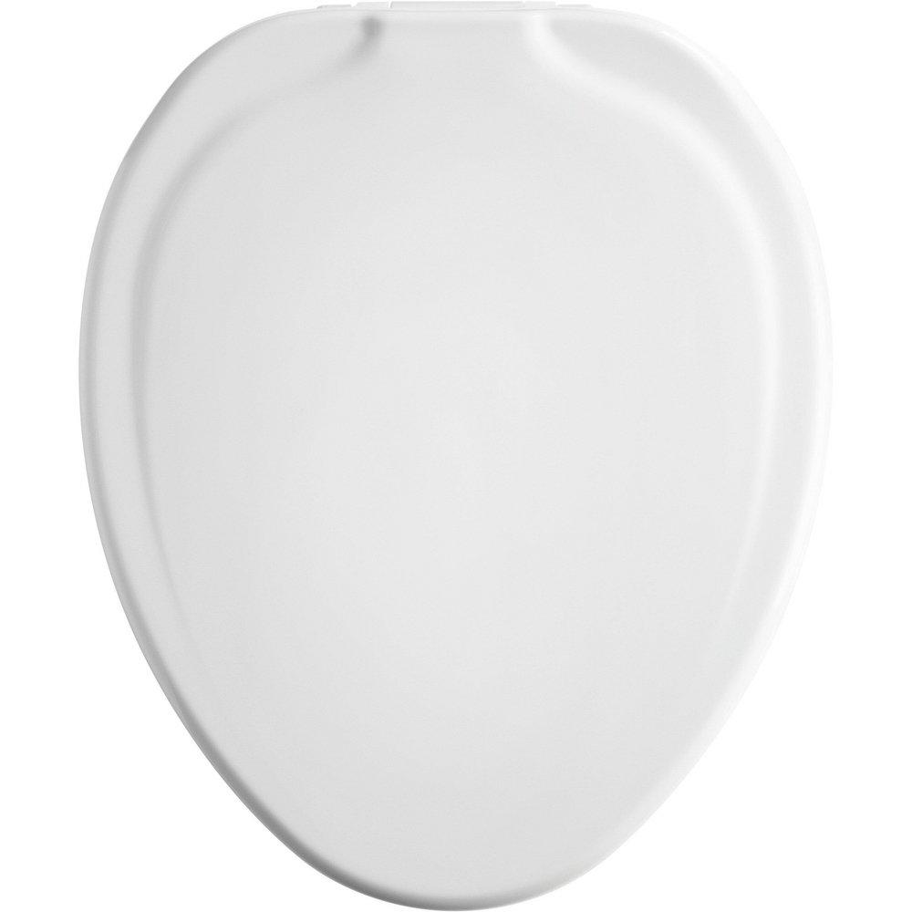 Bemis Independence White Elongated Closed Front with Cover Toilet 