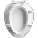 Bemis Independence White Elongated Closed Front with Cover Toilet 