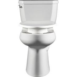 Elongated Closed Front with Cover Toilet in White
