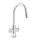 Two Handle Lever Water Filter Faucet in Nickel