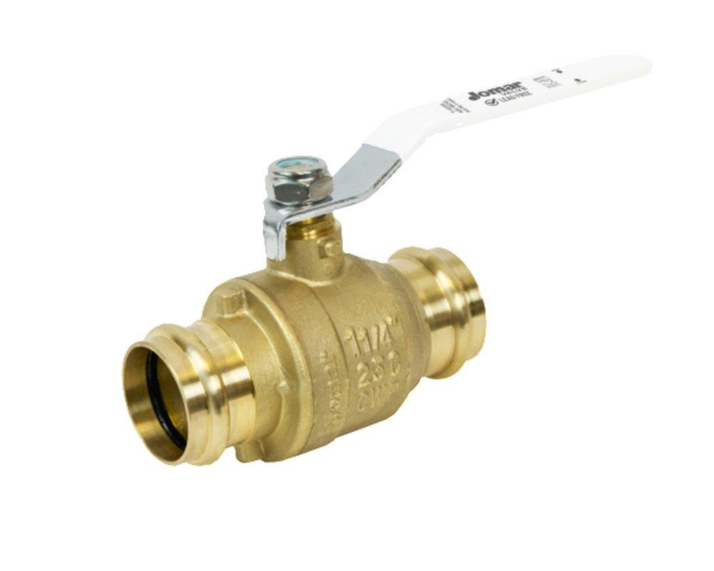 Jomar&reg;Valve Brass Full Port Press 250# Ball Valve 