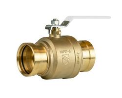 2-1/2 in. Brass Full Port Press 250# Ball Valve
