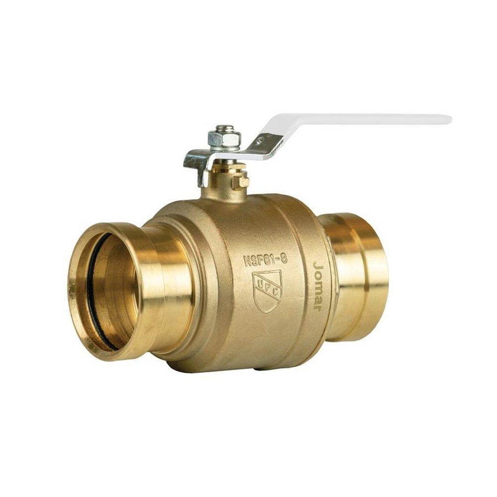 4 in Brass Full Port Press Ball Valve 