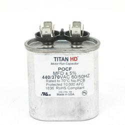 7.5 mfd 440/370V Oval Run Capacitor