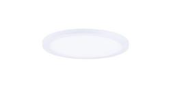 5-1/2 x 1/2 in. 10W 1-Light Integrated LED Flush Mount Ceiling Fixture in White