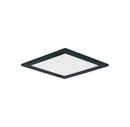 7 x 1/2 in. 15W 1-Light Integrated LED Modern and Transitional Flush Mount Ceiling Fixture in Black