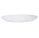 Maxim Lighting&reg; White 7-1/2 x 1-1/4 in. 13.5W 1-Light Integrated LED Builder, Commodity and Transitional Flush Mount Ceiling Fixture 