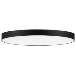 1-1/2 x 16 in. 25W 1-Light Integrated LED Flush Mount Ceiling Fixture in Black