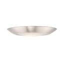 Maxim Lighting&reg; Satin Nickel 1-1/4 x 7-1/2 in. 15W 1-Light Integrated LED Flush Mount Ceiling Fixture 