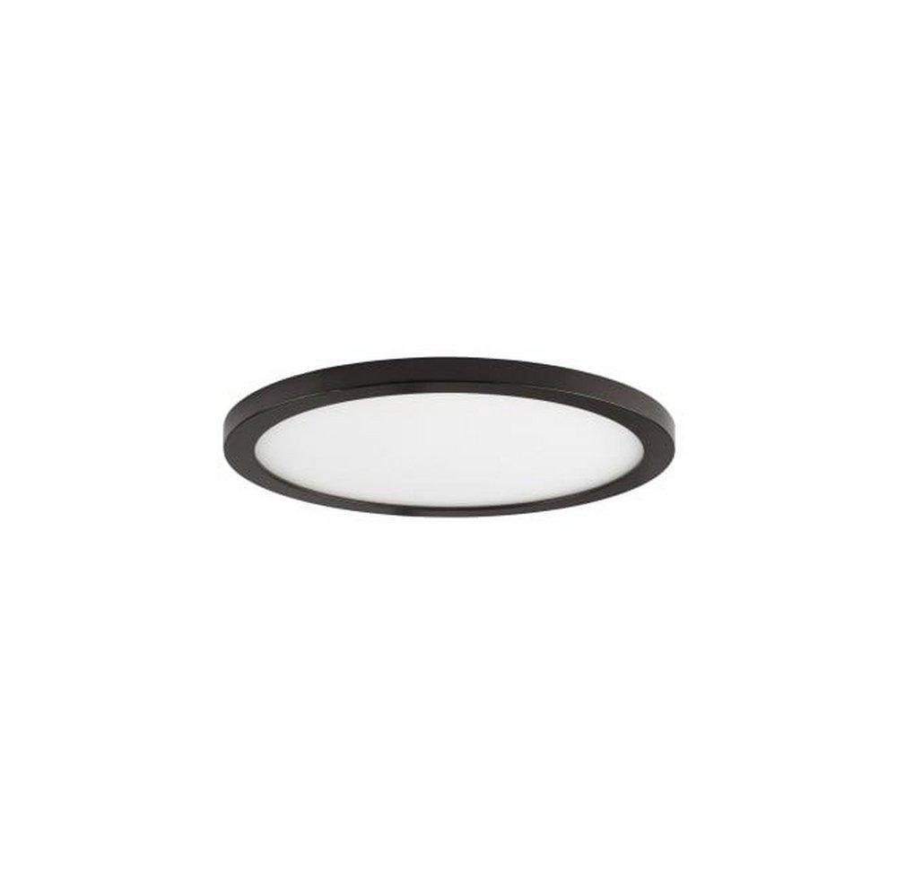 Maxim Lighting&reg; Bronze 5-1/2 x 1/2 in. 10W 1-Light Integrated LED Modern and Transitional Flush Mount Ceiling Fixture 